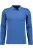 RAGMAN Soft Knit Poloshirt lange mouw blauw-melange, Effen