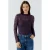 OUI kanten top – donkerblauw