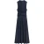 Ted Baker Inisha Bedrukte Mouwloze Zwarte Midi-jurk