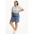 Anyday gebloemde T-shirt lichtblauw