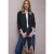 Street One Dames Jersey blazer met textuur in Blauw