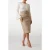 GUESS Marciano By  Cindy Midi Skirt Natural Almond