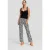 Karl Lagerfeld Bw Denim Pants Elektrika Black/white
