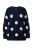 Ulla Popken Trui  donkerblauw / wit
