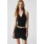 Asymmetrische cropblouse met halternek