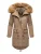 Navahoo Dames Winterjas Rosinchen – Klassieke Parka met Afneembare Kunstbontkraag