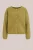 WE Fashion – Dames gebreid vest van wolmix – Regular fit – Olijfgroen –
