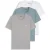 Hugo Effen pyjamashirt voor heren (set van 3) (Wit/blauw/grijs)