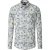 Casa Moda overhemd blauw geprint casual wijde fit katoen
