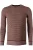 Marvelis Casual Trui ronde hals bordeaux, Motief