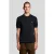 Lyle & Scott regular polo fijn gebreid donkerblauw