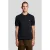Lyle & Scott regular polo fijn gebreid donkerblauw