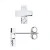 Stud Oorbellen Diamond Jewelry 0060 Cts CROSS 925