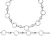 Orphelia Dames 925 Sterling Zilveren Set: Ketting + Armband – Zilver SET-014