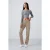 Vrouwen Rechtielloop Fleece Trainingsbroek