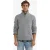 McGregor Zip Mock Fishermans Sweater Medium Grey Melange
