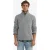 McGregor Zip Mock Fishermans Sweater Medium Grey Melange