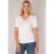 Base Level T-shirt met v-hals