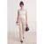 TRENDYOLMİLLA Dames Wit Stippen Flared Hoge taille Jeans