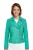 Dames leren aquablauwe Brando bikerjack – Constantia
