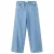 Mango Kids wide leg jeans light blue denim