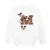 Disney Dames/Dames Mickey Mouse M Faces Sweatshirt (Wit)