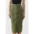 French Connection Cargo Midi Skirt Khaki