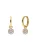 Lucardi Oorbellen ‘Chic’  goud / transparant