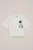 WE Fashion – Meisjes oversized T-shirt met embroidery – Oversized – Gebroken wit – Katoen –