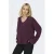ONLY pullover met wol donkerpaars