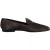 Dolce & Gabbana Bruine Velvet Leren Slip-On Instappers