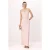 TRENDYOLMİLLA Dames Roze Effen Maxi Mouwloos Recht Avond & Gala Jurk