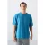 Heren Oversized Crew Neck T-Shirt Met Patch
