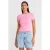 Dames Slim Fit Katoenen Crop T-Shirt