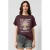 QS top met print – donkerrood