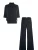 YOU LOOK PERFECT Huispak ‘LOUNGEWEAR SET  – Pullover Bailey & Pants Bailey’  zwart
