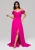 Ombre Avondjurk  fuchsia