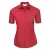 Russell Collection Dames/Dames Klassiek Polycotton Easy-Care Overhemd met Korte Mouwen (Klassiek rood)