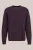 WE Fashion – Heren regular fit gebreide trui met structuur – Regular fit – Aubergine – Katoen –