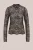 WE Fashion – Dames jersey top van kant – Donkerbruin –