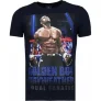 Local Fanatic Golden boy mayweather rhinestone t-shirt
