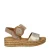 Gabor leren sandalen beige/goud
