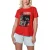 Batman Dames-T-shirt ‘Out Of The Shadows’ (Rood)