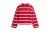 Tommy Hilfiger gestreepte gebreide trui rood