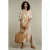 River Woods Pastel Paisley Straight Belted Dress