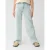 Shoeby high waist wide leg jeans light blue denim