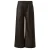 comma imitatieleren wide leg broek – donkerbruin