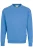 HAKRO 471 Comfort Fit Sweatshirt ronde hals malibu blauw, Effen