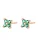 Hey Happiness Oorbellen ‘Green Daisy’  rose-goud