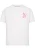 Miss Tee Shirt ‘Love Yourself And Fly’  lichtroze / rood / wit